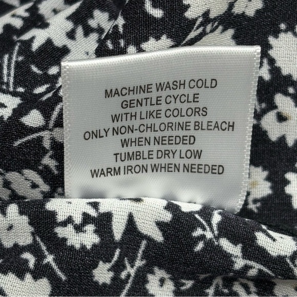 Modcloth Mini Dress Just Gotta Have It Black Floral - Picture 13 of 13